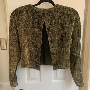 Giorgio Armani VINTAGE gold cardigan